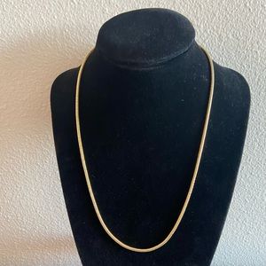 18” Gorjana Mini Herringbone Gold Chain Necklace
